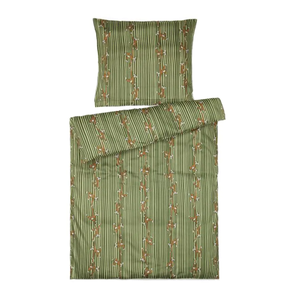 Apekatt sengetøy 70x100 cm babygrønn