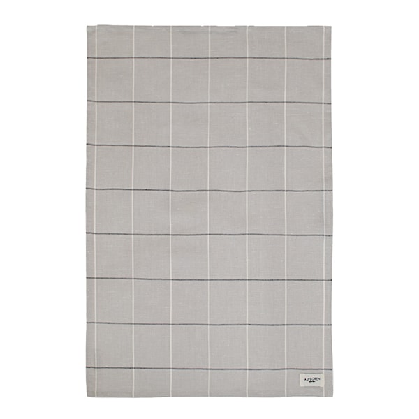 Squares kökshandduk 50x70 cm silver gray