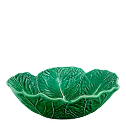 Bordallo Pinheiro Cabbage skål kålblad 1,7L grønn