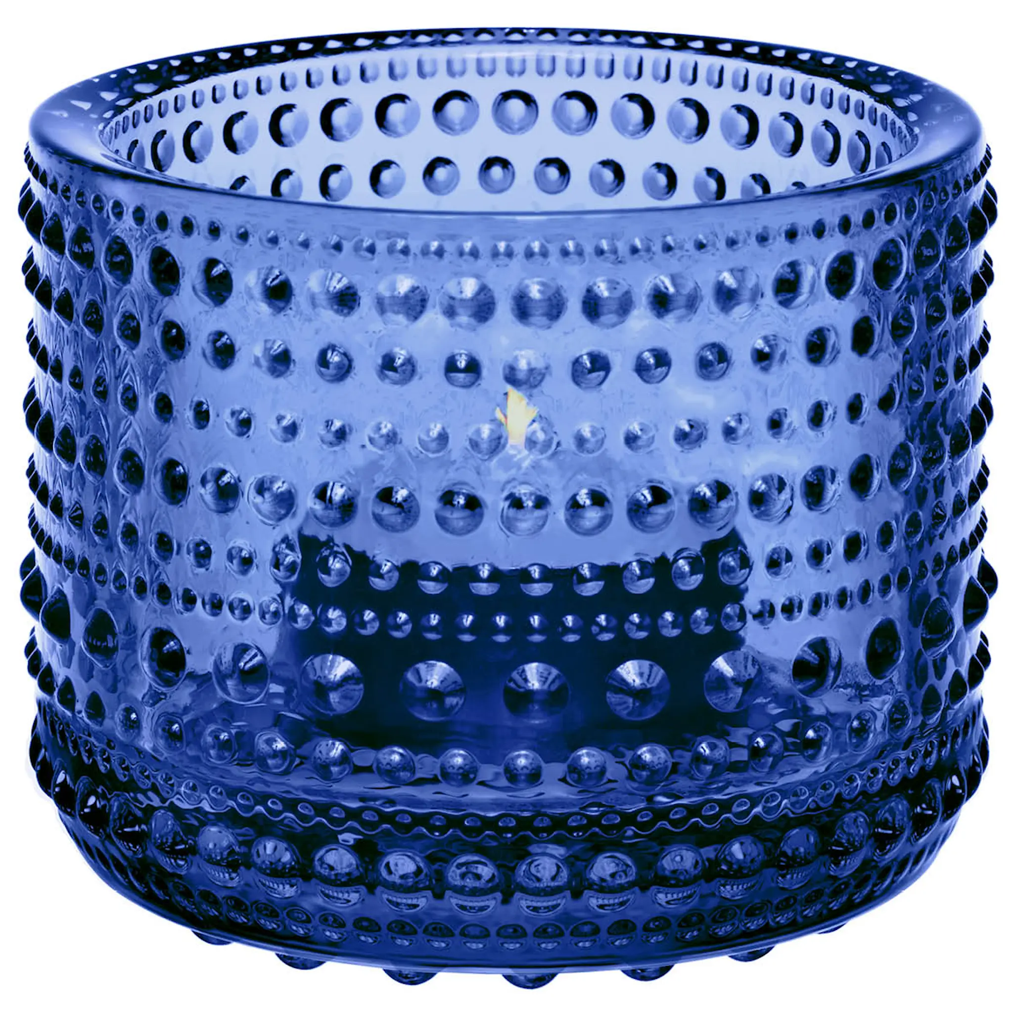 iittala Kastehelmi Ljuslykta 6,4 cm Ultramarinblå