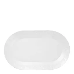 Frederik Bagger Crispy Porcelain Serveringsfat oval 23x28 cm Vit