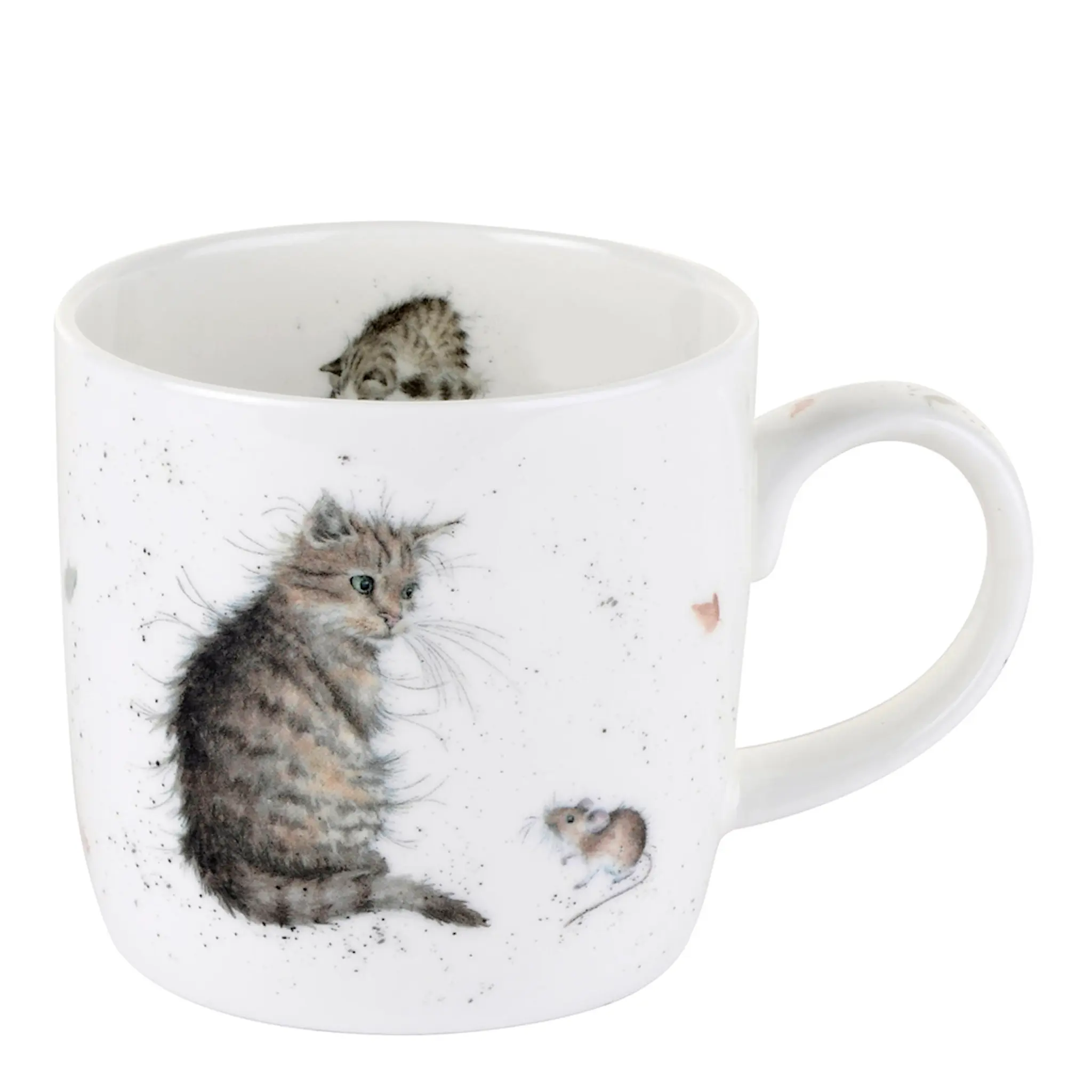 Wrendale Design Mugg Cat and Mouse 31 cl