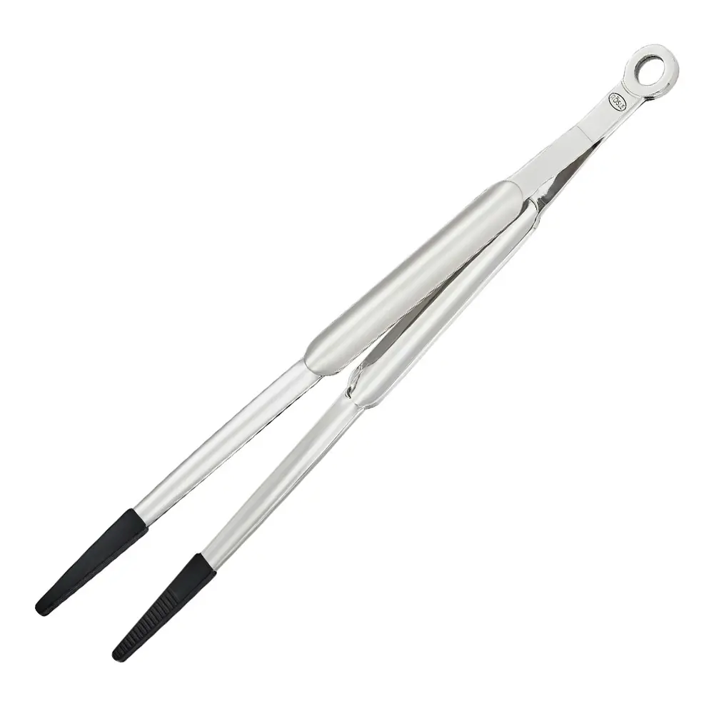 Stekepinsett 32 cm stål/svart