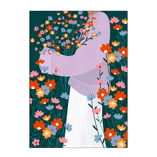 Bea Muller poster 50x70 cm wildflower garden