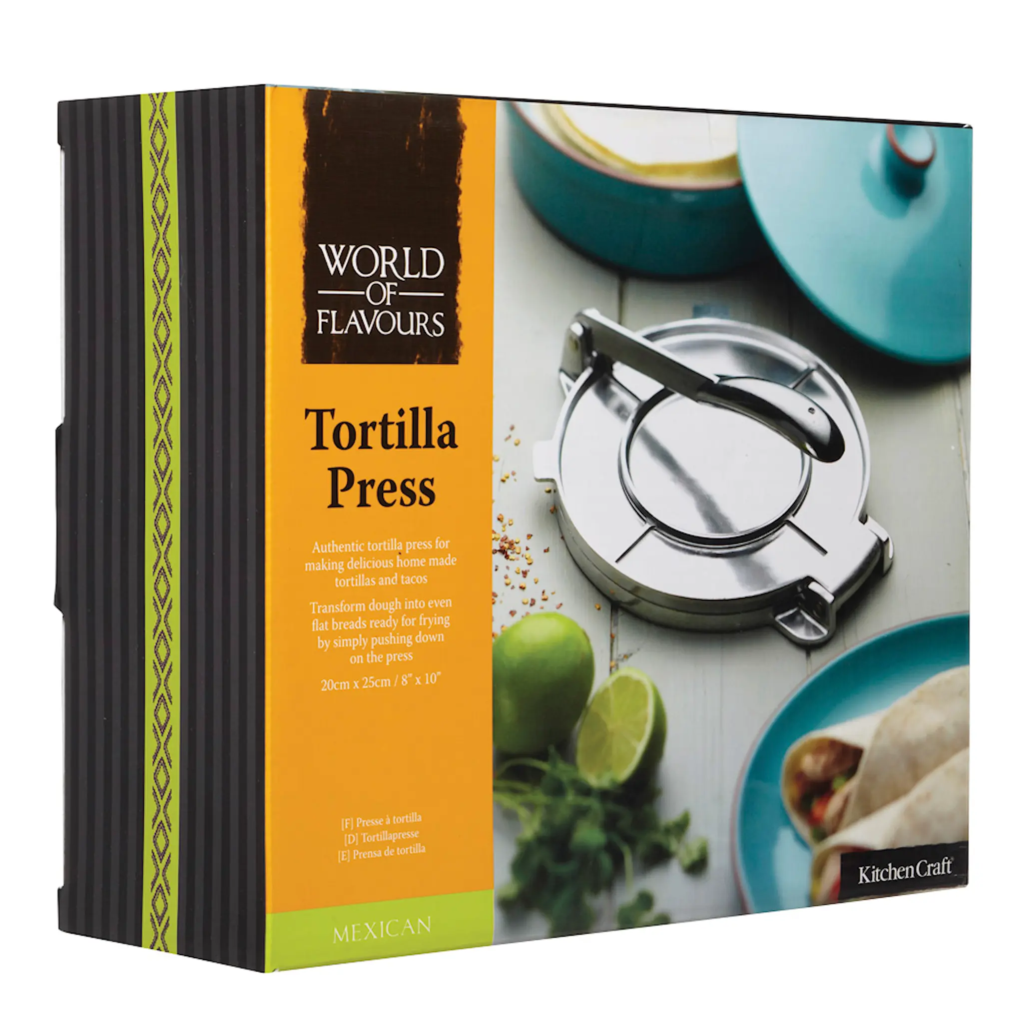 MasterClass World of flavours tortillapresse Grå