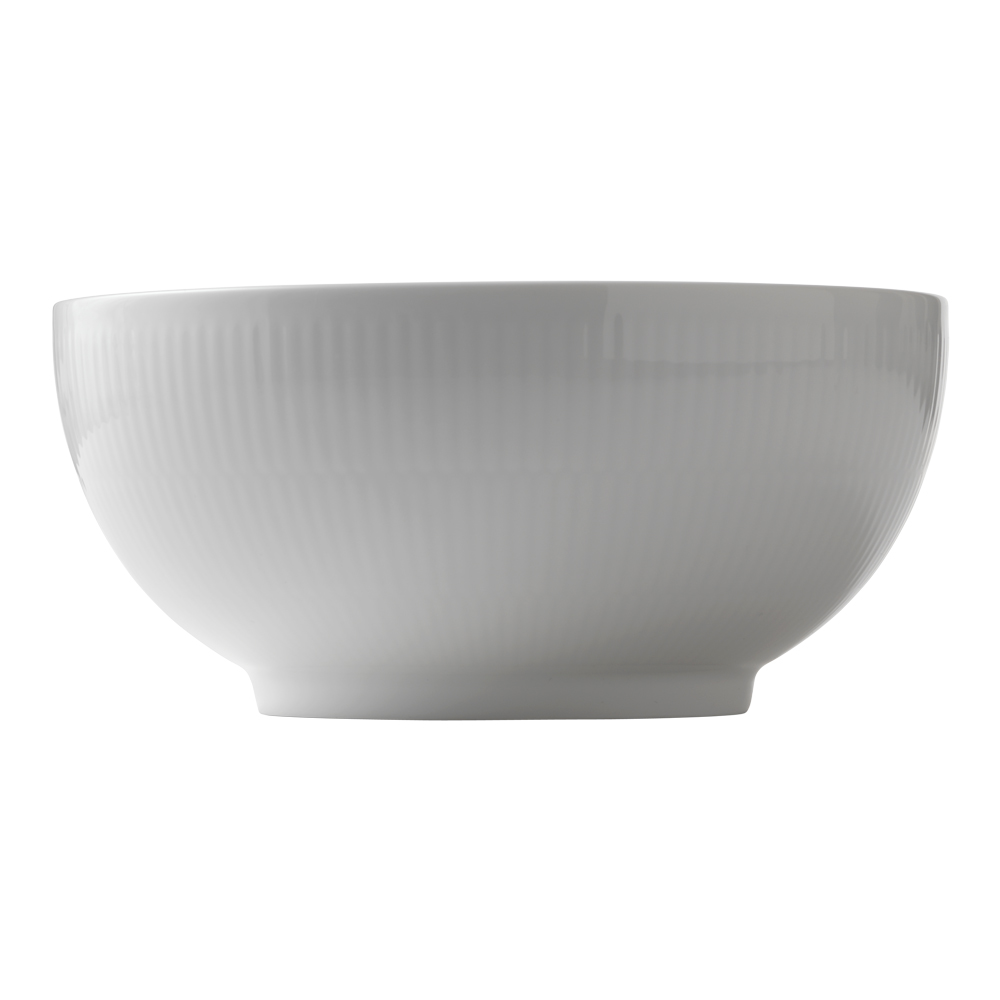 Royal Copenhagen – White Fluted Skål 1,8 L 21 cm