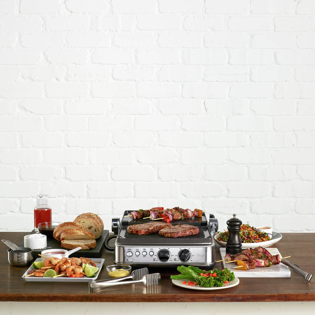 Sage BBQ & Press Grill Bordsgrill Rostfri Cervera