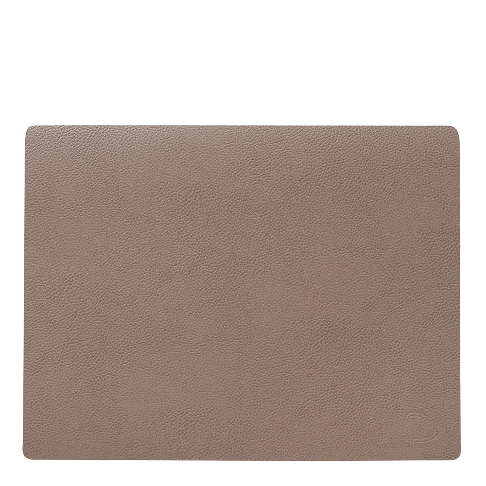 Lind DNA - Leather Serene Rectangle Bordstablett 26x34 cm Mole Grey