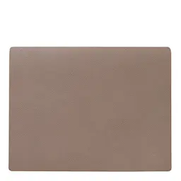 LIND dna Leather Serene rectangle bordbrikke 26x34 cm mole grey