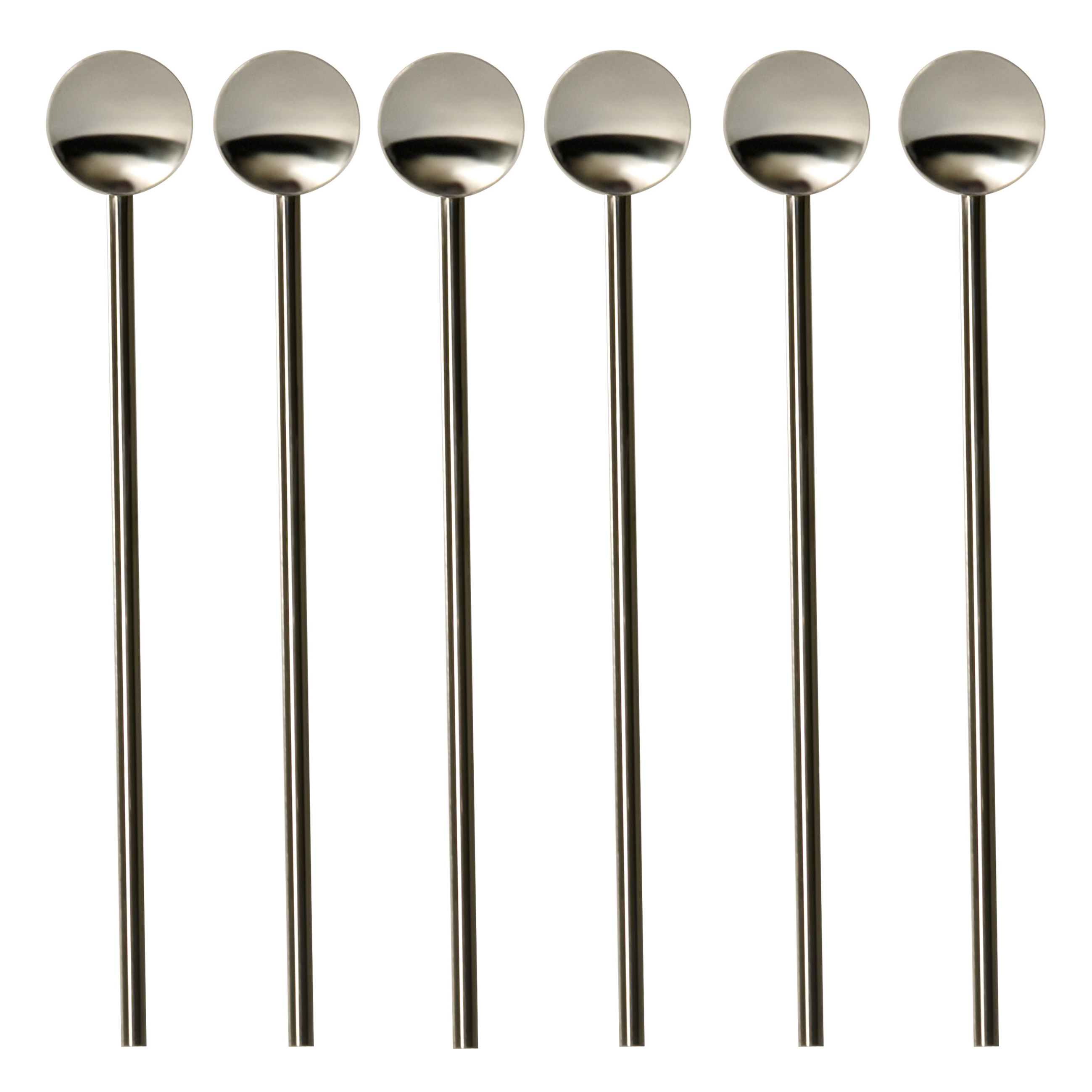 Produktfoto för Dorre - Cocktailsked med sugrör 6-pack