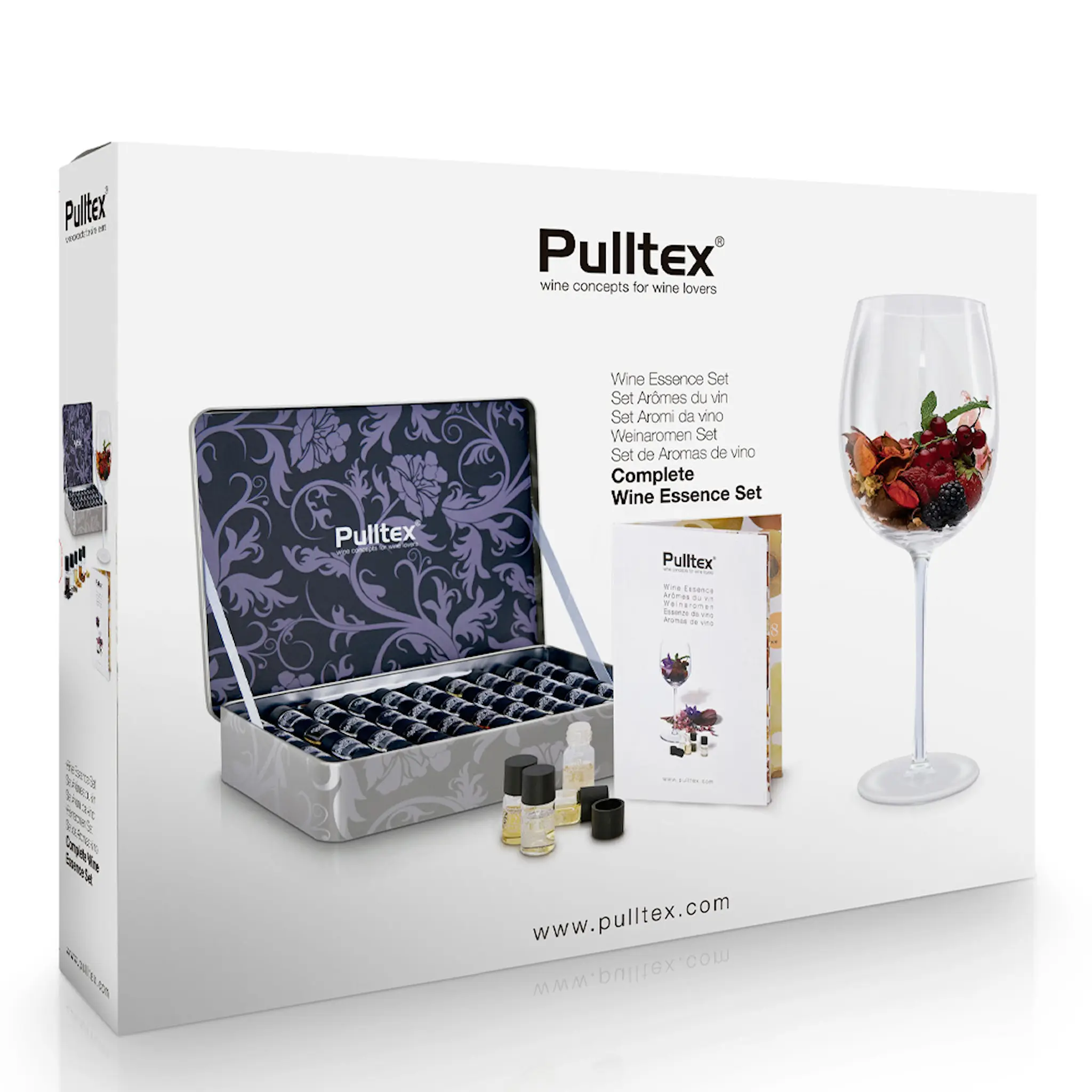 Pulltex PWC Complett Tuoksusetti Valkoiset ja punaiset viinit 40 kpl