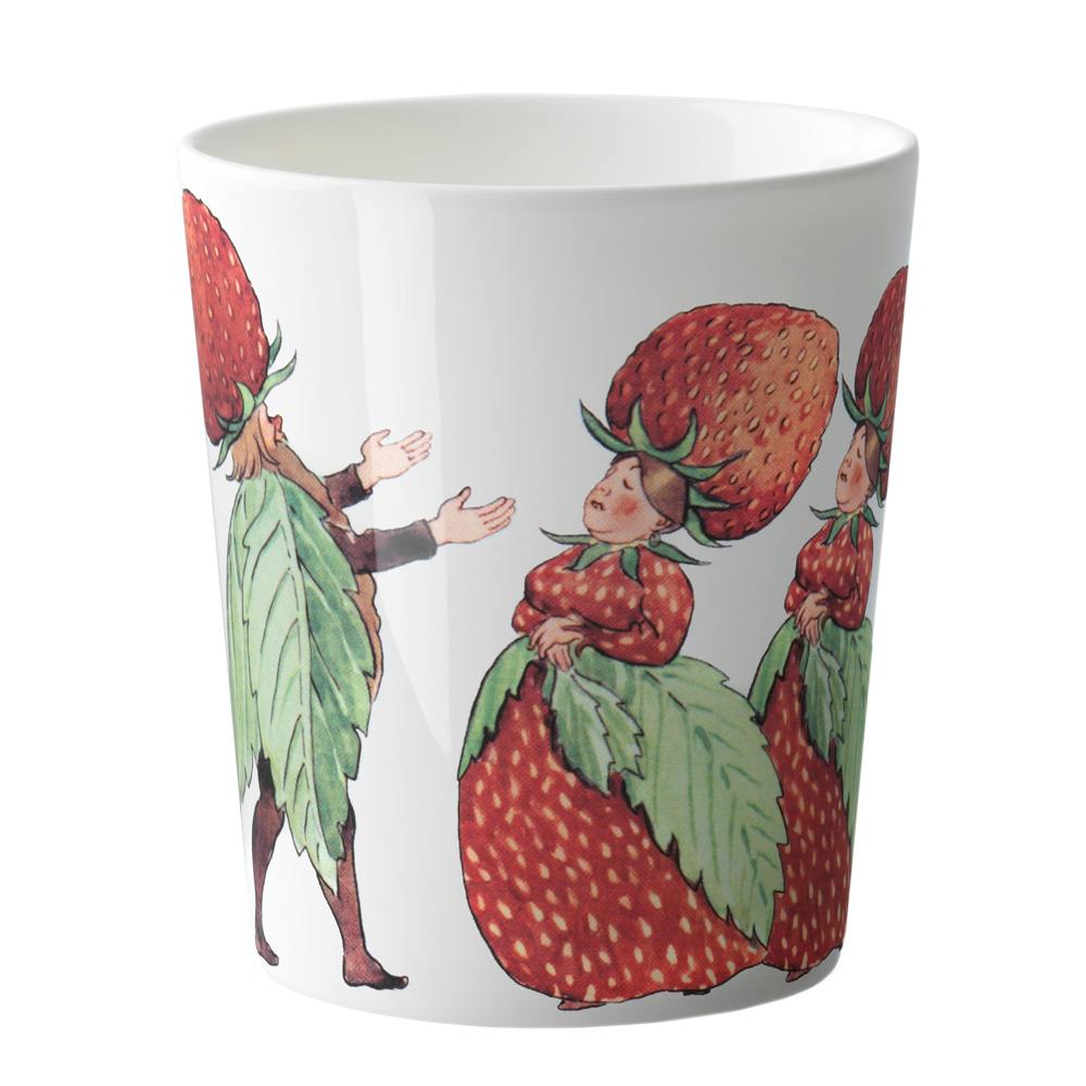 Design House Stockholm – Elsa Beskow Mugg 28 cl Familjen Jordgubbe