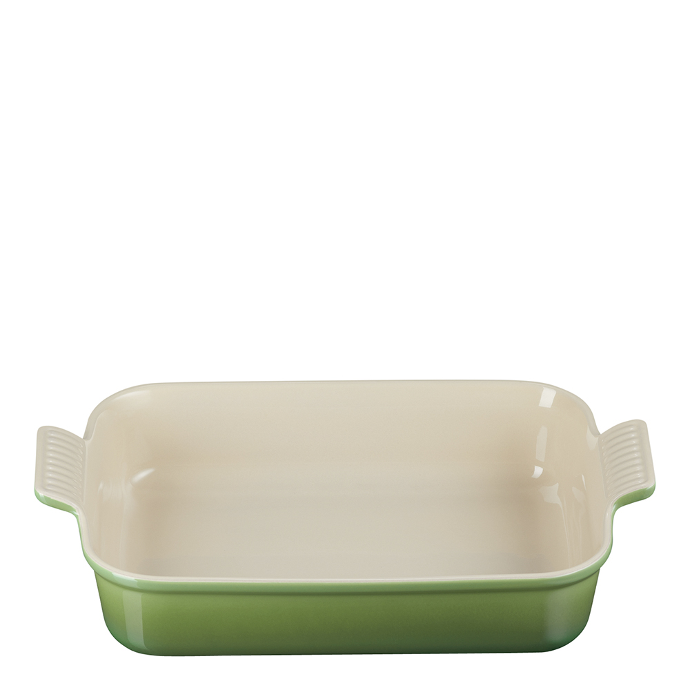 Le Creuset - Heritage Rektangulär Form 32 cm bamboo green