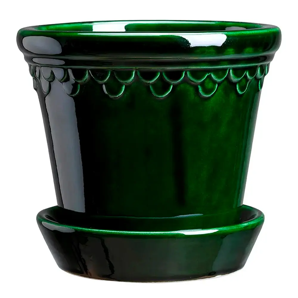Københavner krukke/fat 21 cm grønn emerald