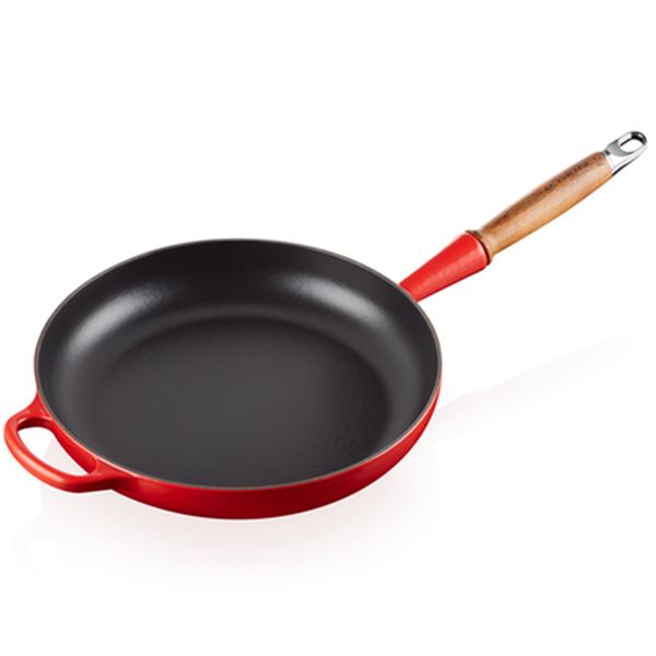 Le Creuset – Signature Stekpanna med trähandtag 28 cm Cerise