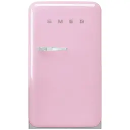 SMEG Kjøleskap FAB10R høyrehengt rosa