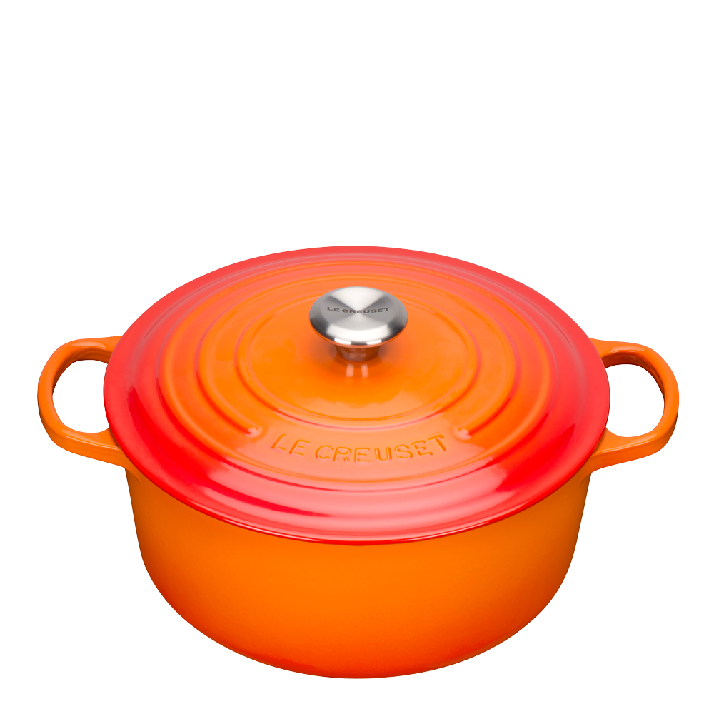 Le Creuset – Signature Gjutjärnsgryta rund 28 cm 6,7 L volcanic