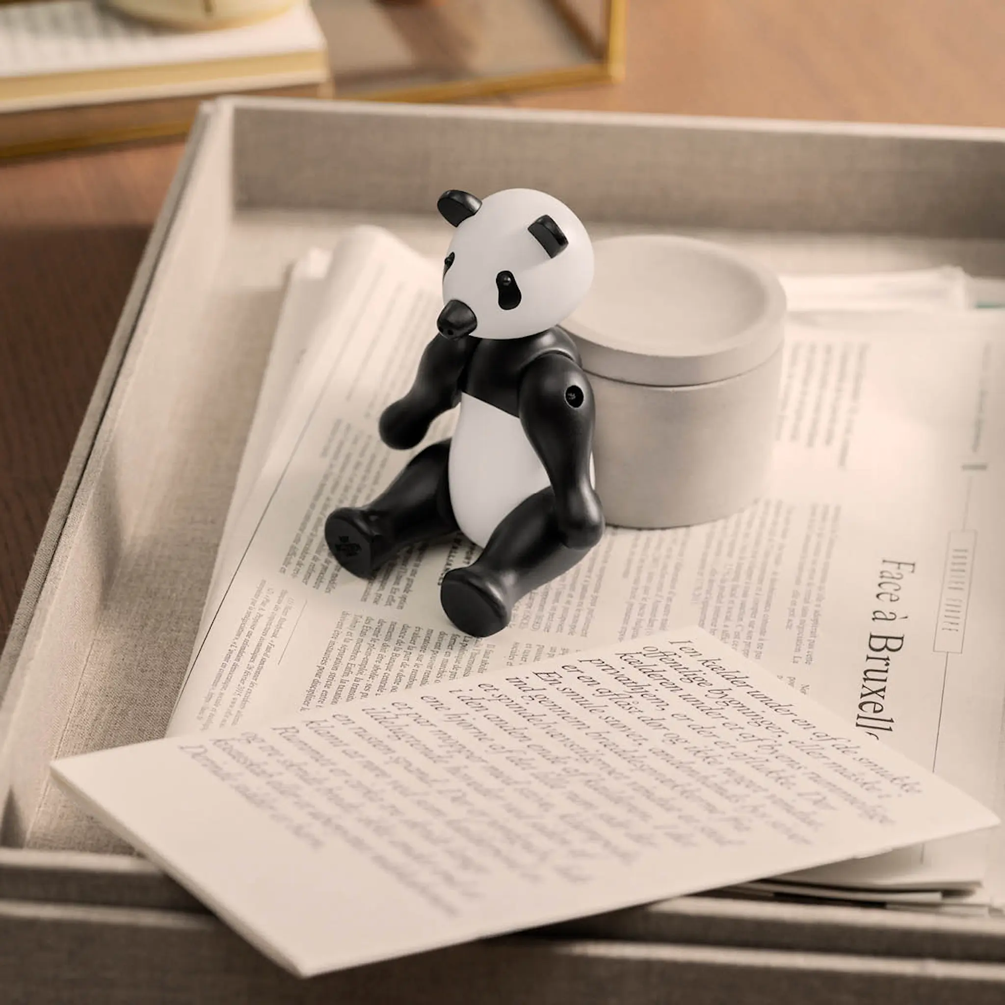 Kay Bojesen Denmark Panda WWF liten svart/hvit