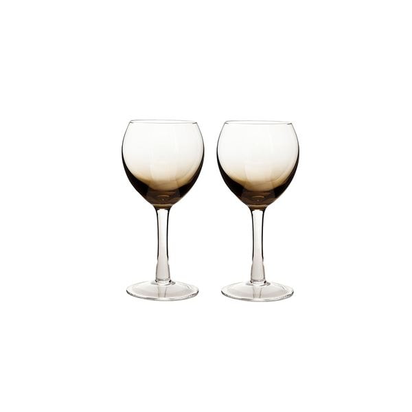 Halo/Praline Vitvinsglas 46 cl 2-Pack Svart/Klar