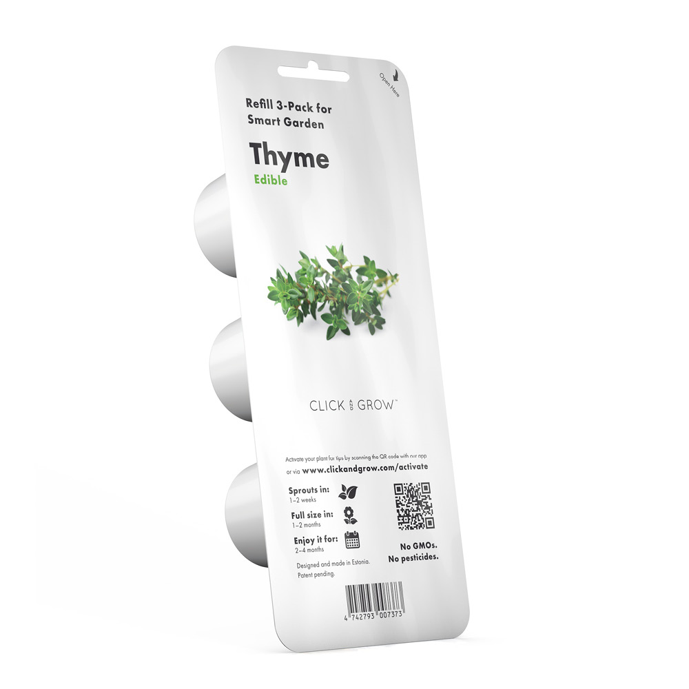 Click & Grow - Smart Garden Täyttöpakkaus 3 kpl Timjami