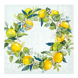 Ihr Servetti Lemons 33x33 cm 20 kpl