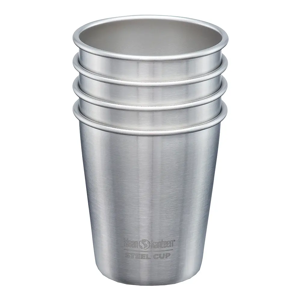 Steel cup kopp 296 ml 4 stk børstet stål