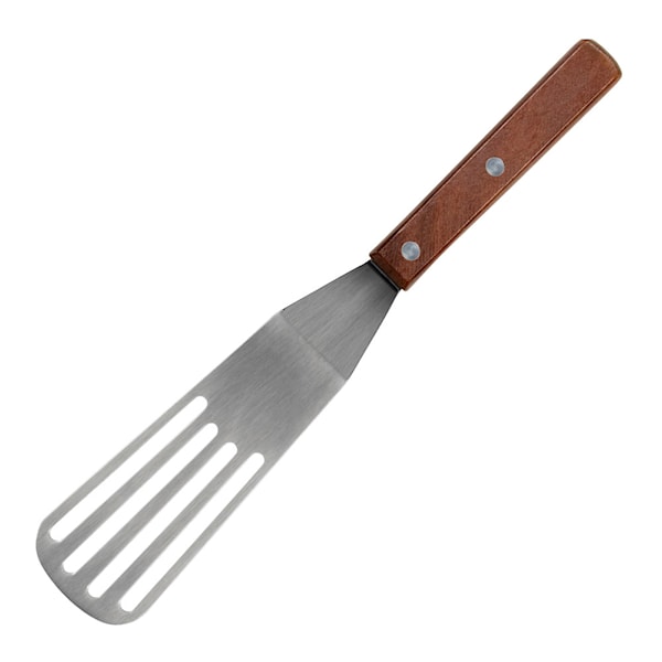 Stekspade perforerad 28 cm rostfritt stål/trä