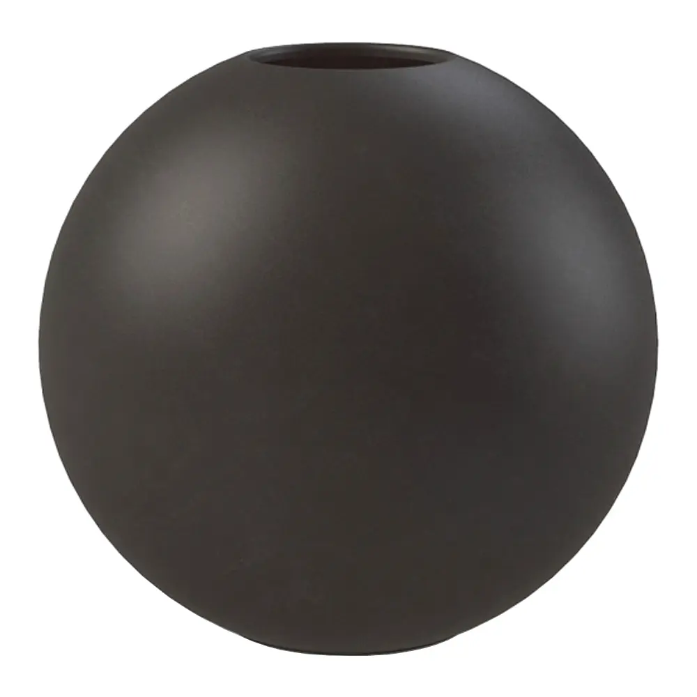 Ball vase 10 cm svart