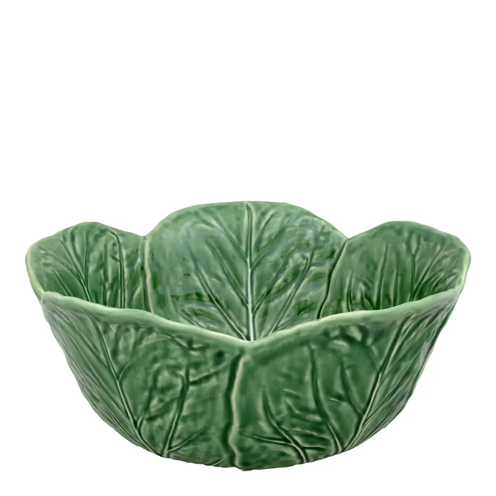 Cabbage skål kålblad 29,5 cm grønn