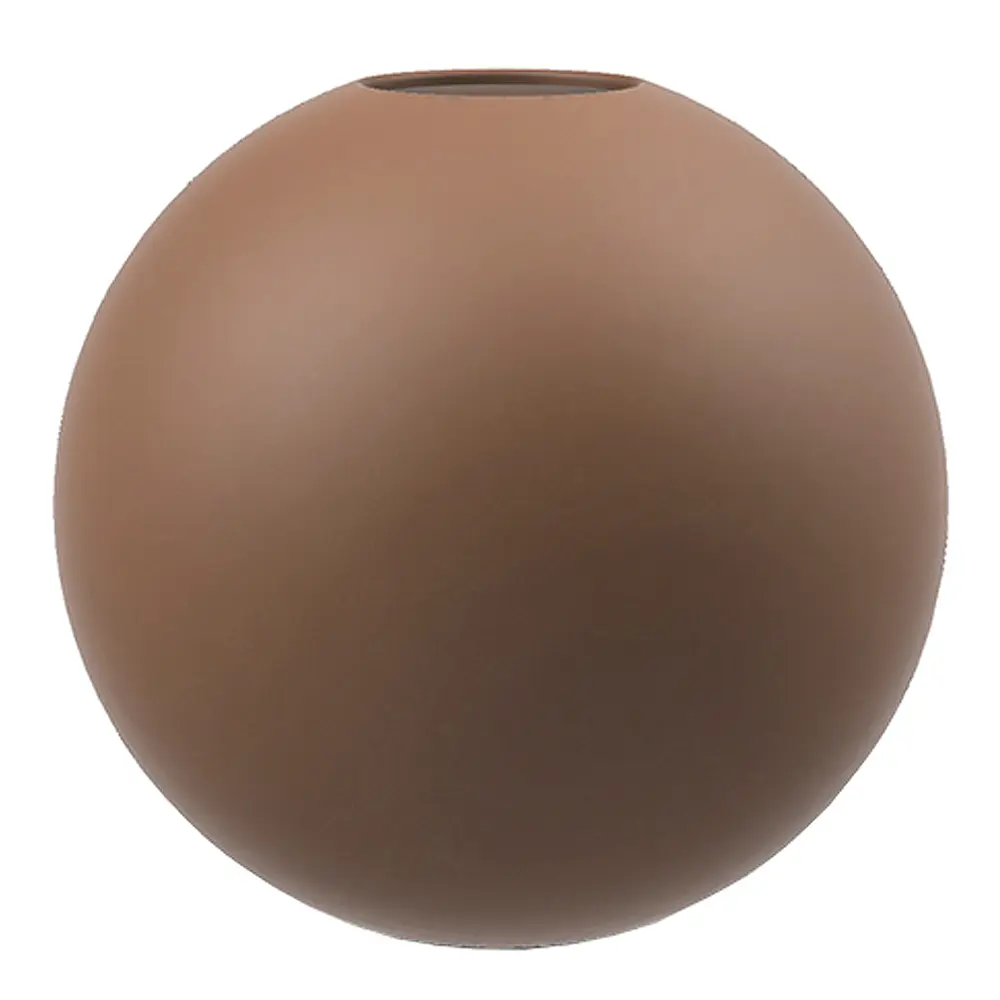 Ball vase 20 cm coconut
