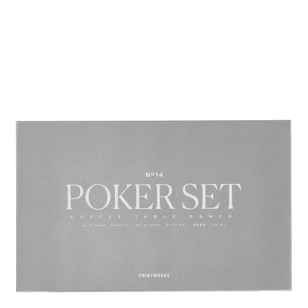 Läs mer om Printworks - Classic spel pokerset