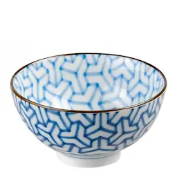 Tokyo Design Studio Mixed bowls skål 12 cm blå/hvit mønster D