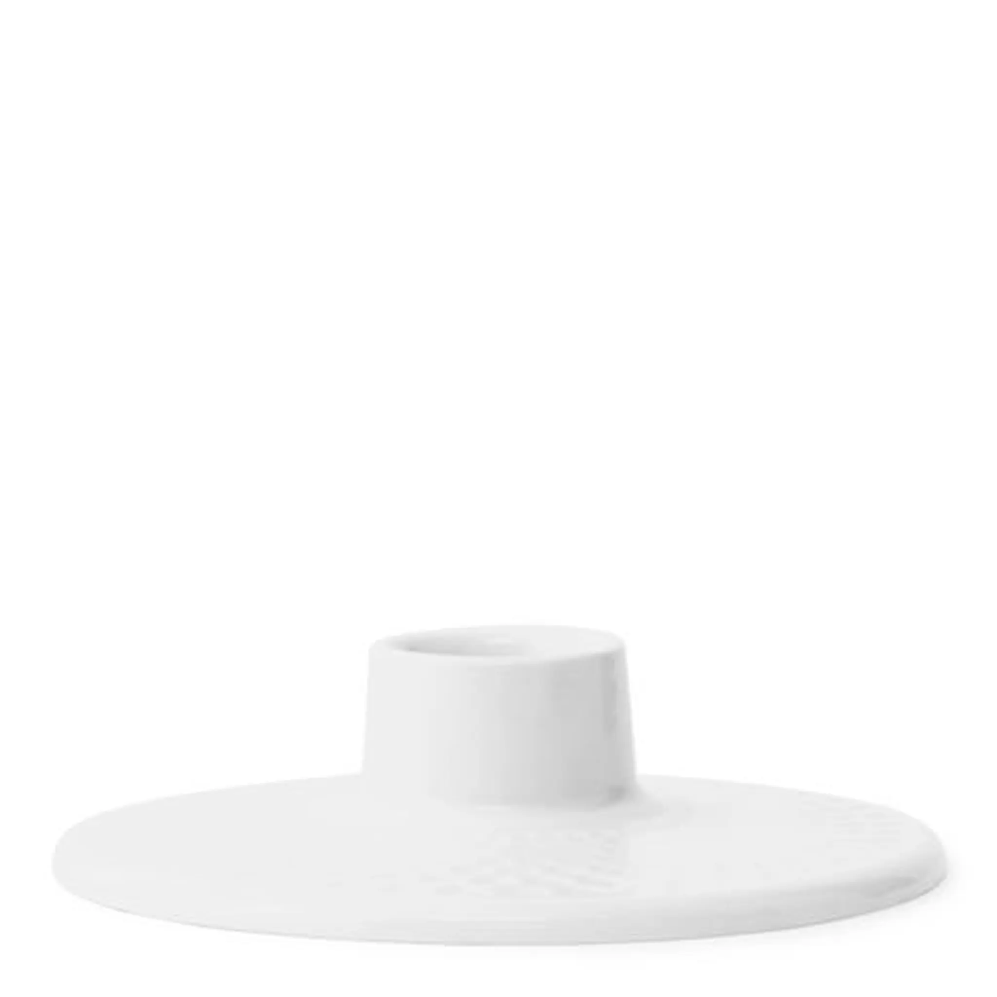 Lyngby Porcelæn Rhombe Kynttilänjalka 3 cm Valkoinen