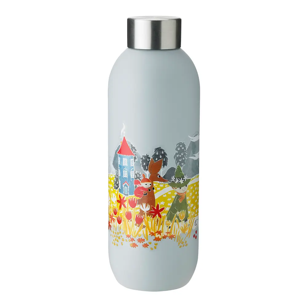 Moomin Keep Cool drikkeflaske 0,75L soft sky