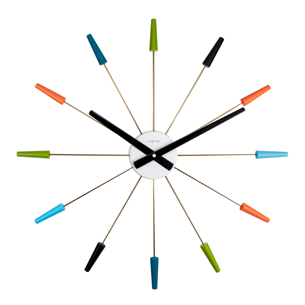 Alternativ bild 0 för NeXtime - Plug Inn väggklocka 58 cm multi