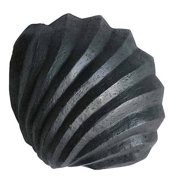 The Clam Shell Skulptur Coal