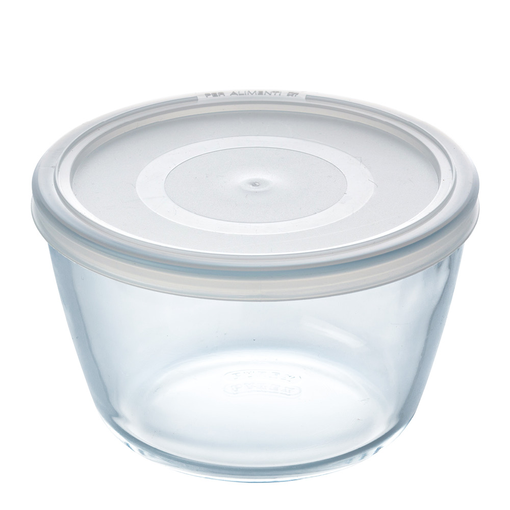 Pyrex - Cook & Freeze Glasskål med Lock 1,1 L Klar