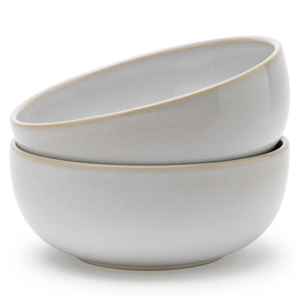 Knabstrup Keramik - Tavola Djup Tallrik/Skål 15 cm 2-Pack Vit