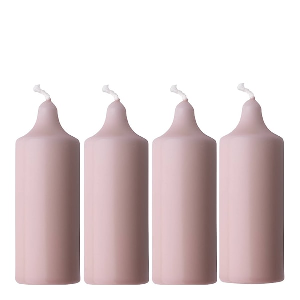 Kupé 11 cm 4-pack dimrosa