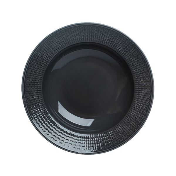 Produktfoto för Rörstrand Tallrik Swedish Grace djup 25cm sten