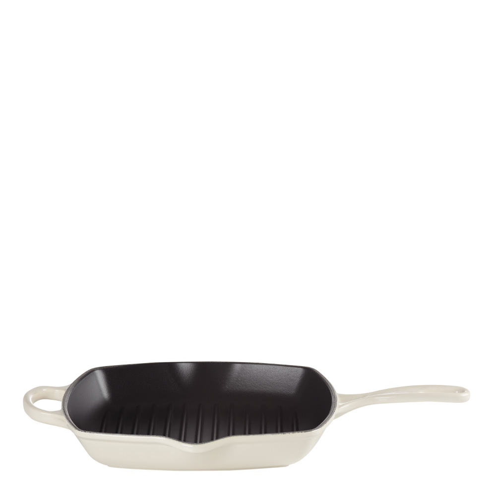 Le Creuset – Signature Grillpanna Kvadratisk 26 cm Meringue