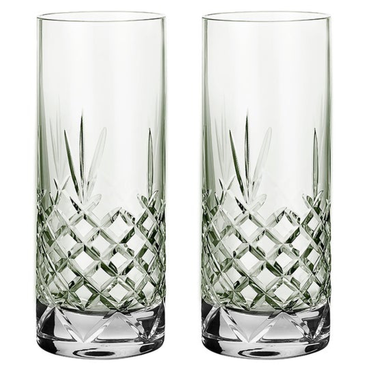 Frederik Bagger – Crispy Highballglas 37 cl 2-pack Emerald