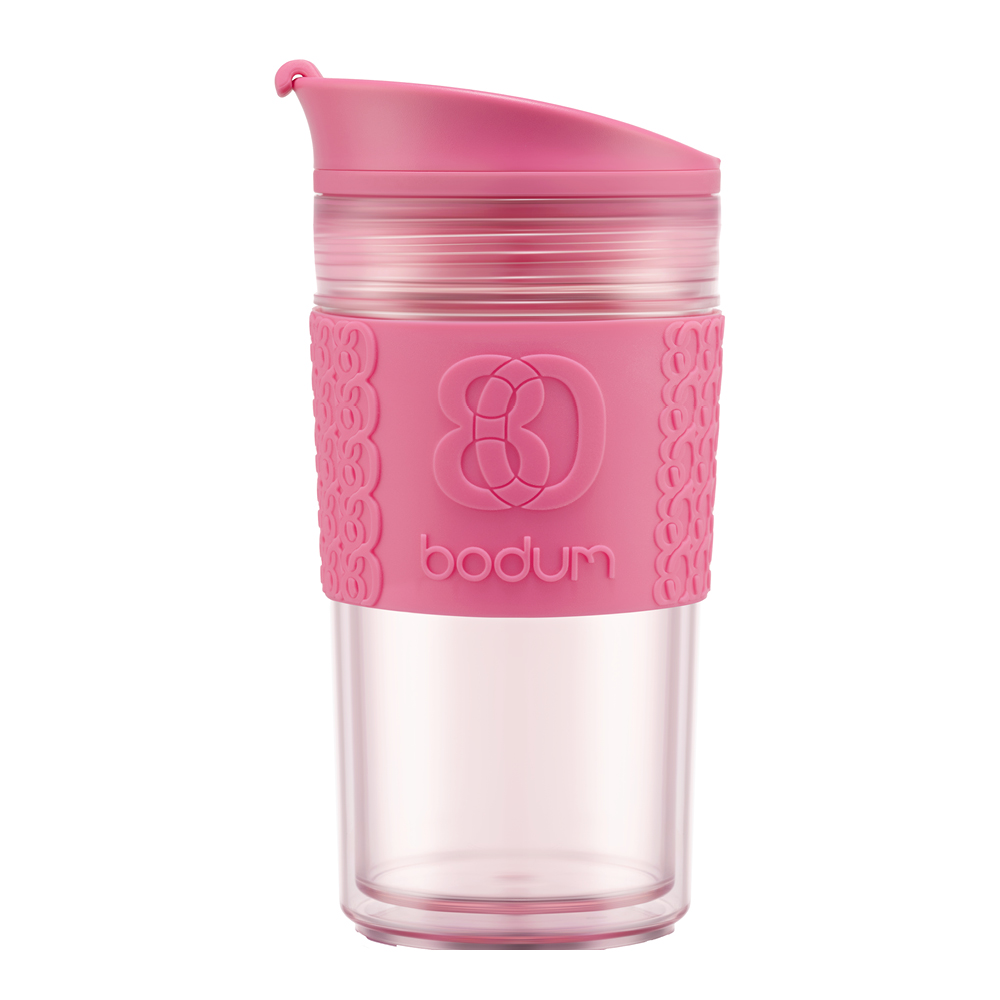 Bodum - Travel Mug resebägare 35 cl dubbelvägg rosa