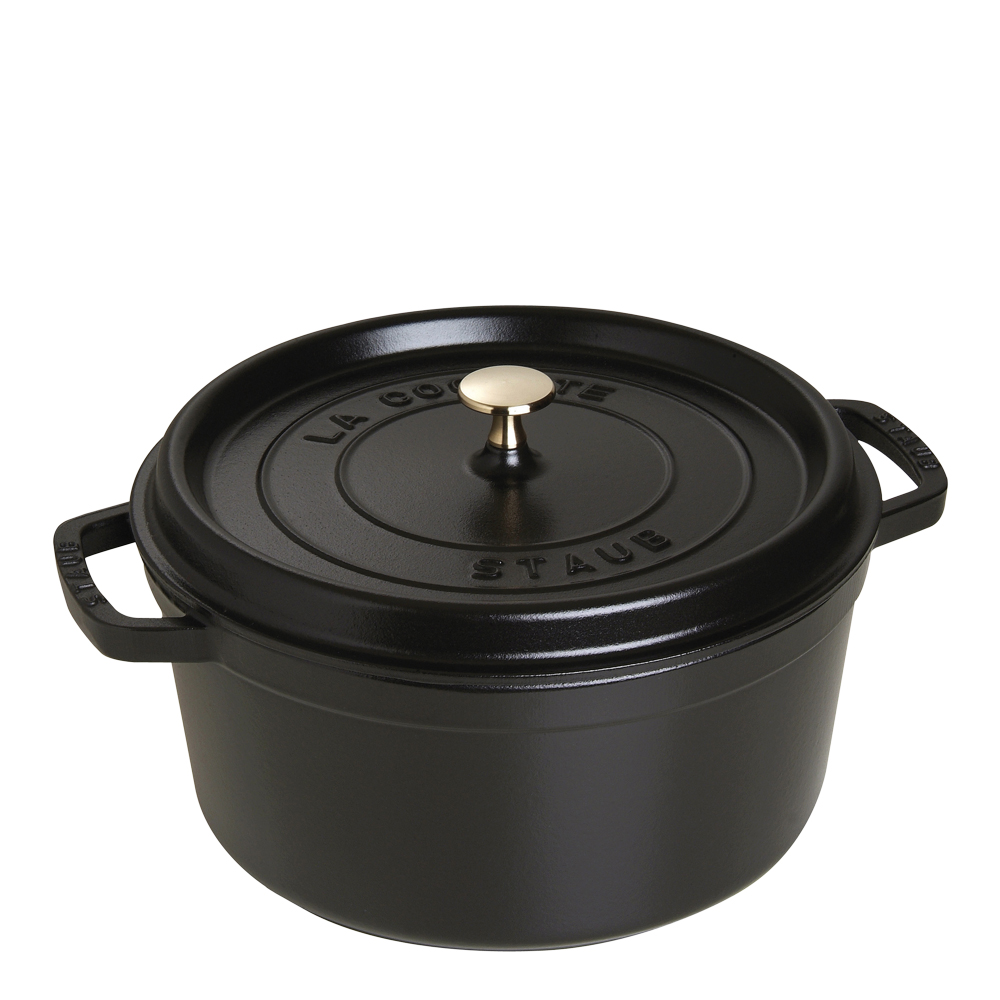 Staub – Gryta 6,7 L rund Svart