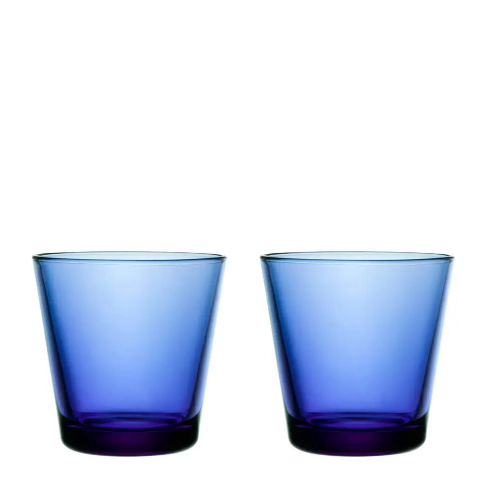 Kartio glass 21 cl 2 stk ultramarinblå