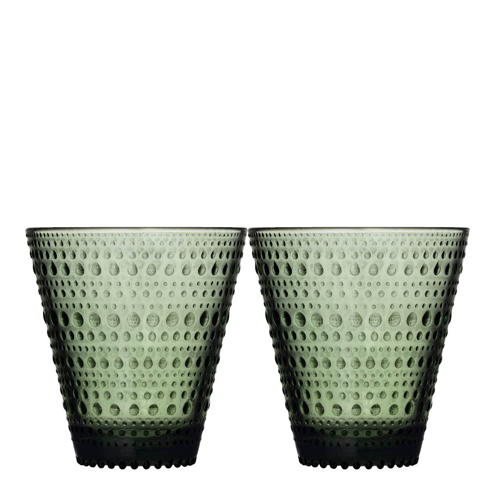 iittala – Kastehelmi Tumbler 30 cl 2-pack Tallgrön