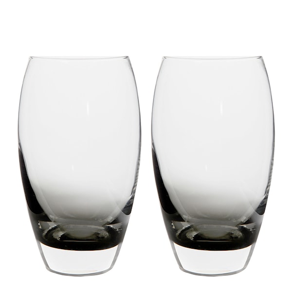 Halo/Praline Stor Tumbler 54 cl 2-Pack Svart/Klar