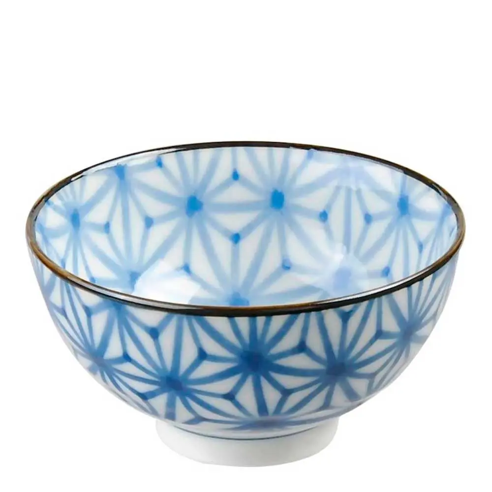 Mixed bowls skål 12 cm blå/hvit mønster B