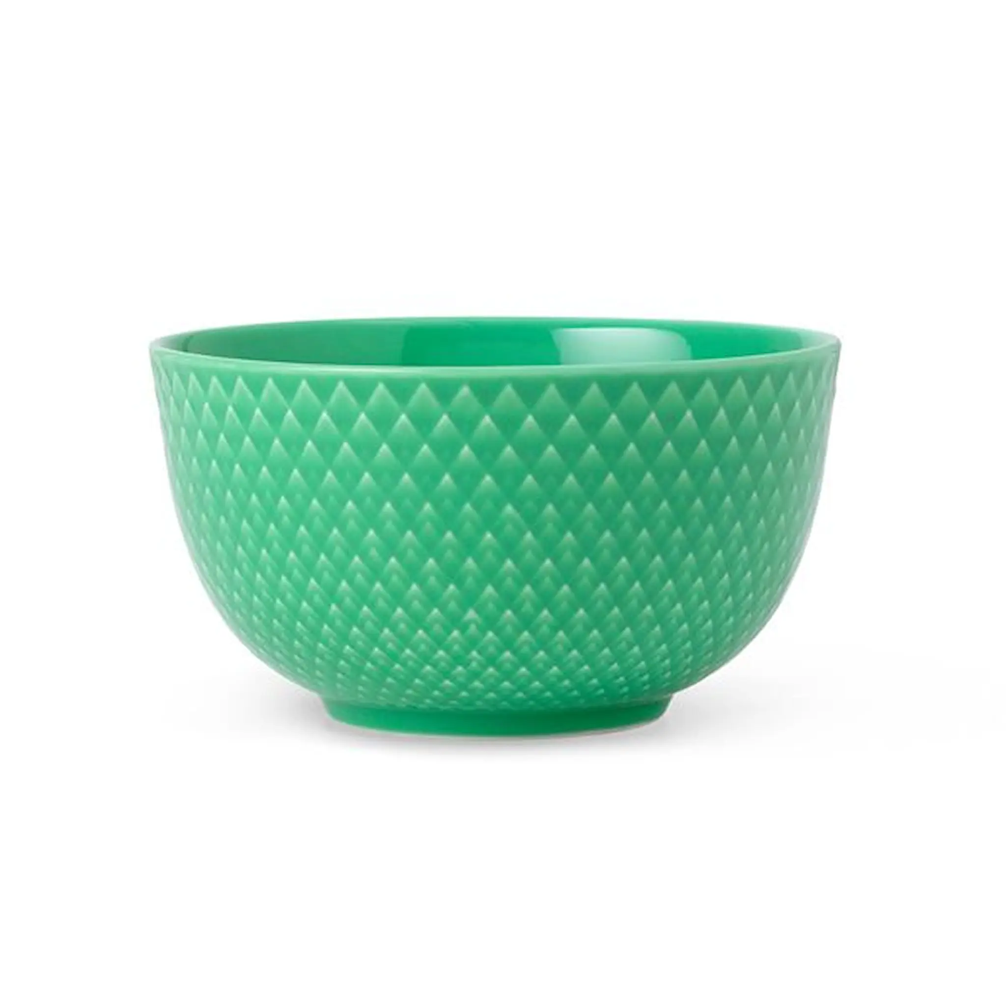 Lyngby Porcelæn Rhombe Color skål 11 cm grønn