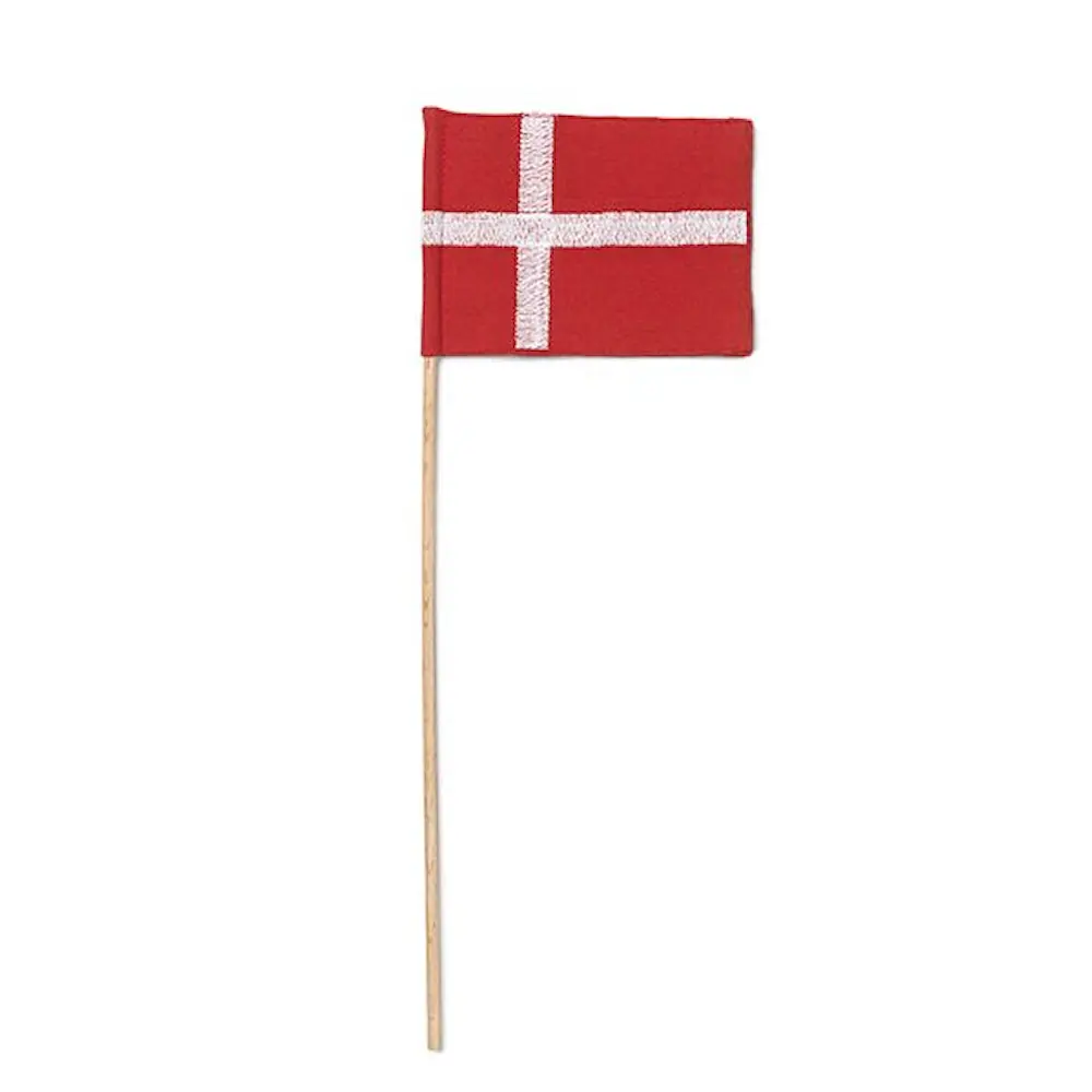 Tekstiililippu lipunkantajalle Punainen/Valkoinen